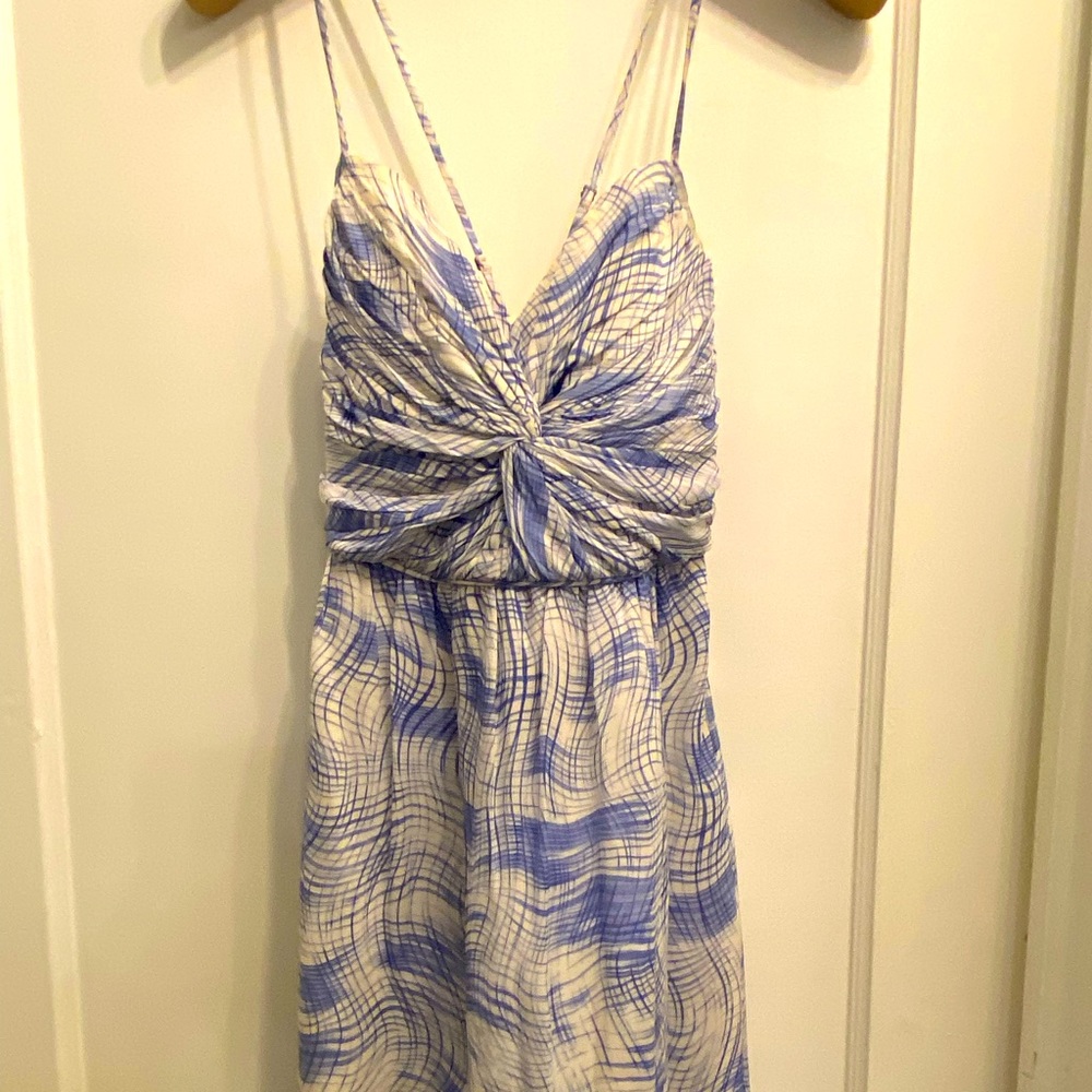 Blue and white Shoshanna dress-size 0